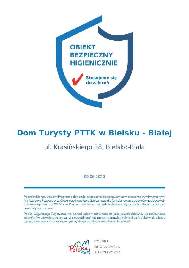 Dom Turysty Pttk W Bielsku - Bialej Hotel Bielsko-Biała Buitenkant foto